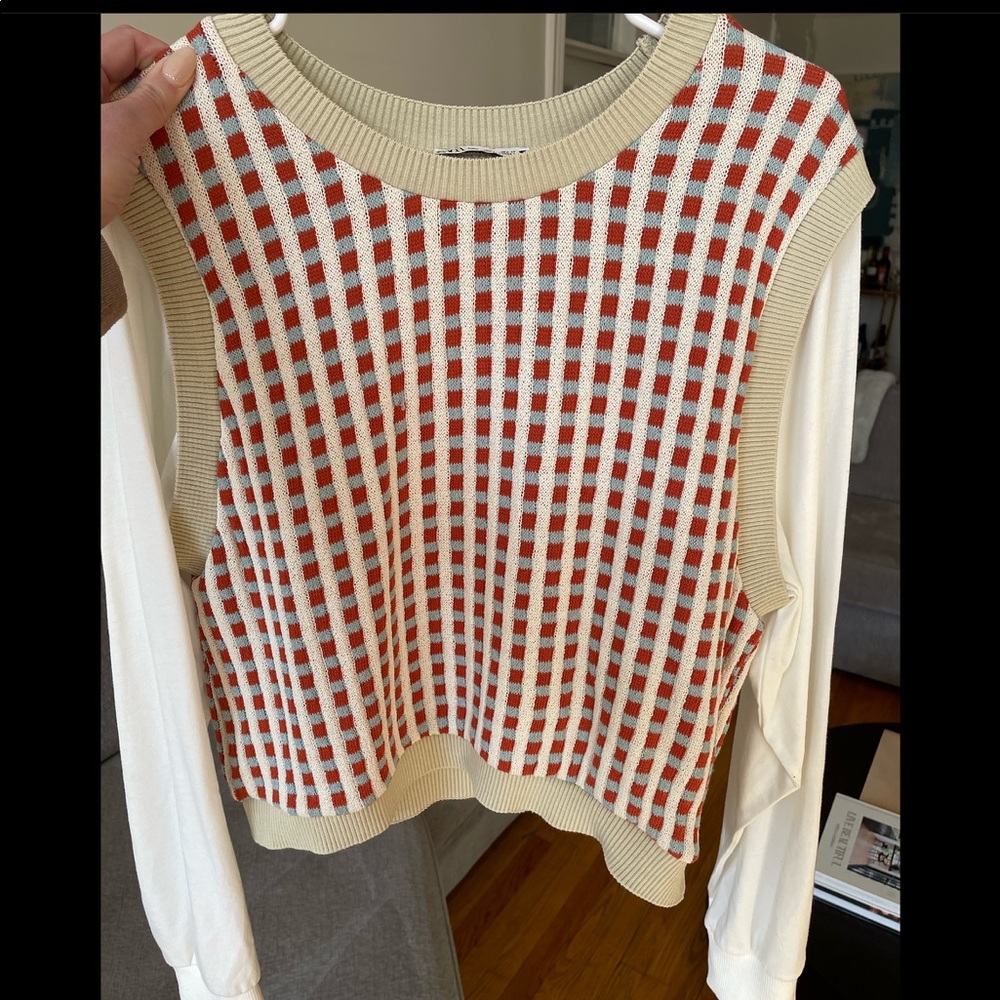 Zara long sleeve vest shirt - Large
